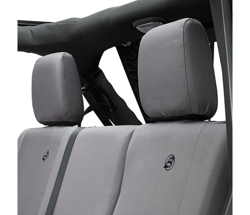 Bestop 13-18 Jeep Wrangler JK 4-Door Rear Seat Covers - Charcoal