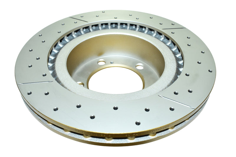 DBA 2724X X Street Series Front Drilled and Slotted Brake Rotor for Toyota Tundra, Sequoia, and Lexus LX570