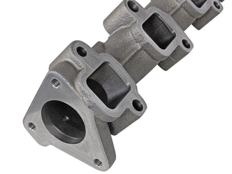 aFe Power BladeRunner Ported Ductile Iron Exhaust Manifold for 2001-2016 GM Diesel Trucks 6.6L V8, aFe46-40024