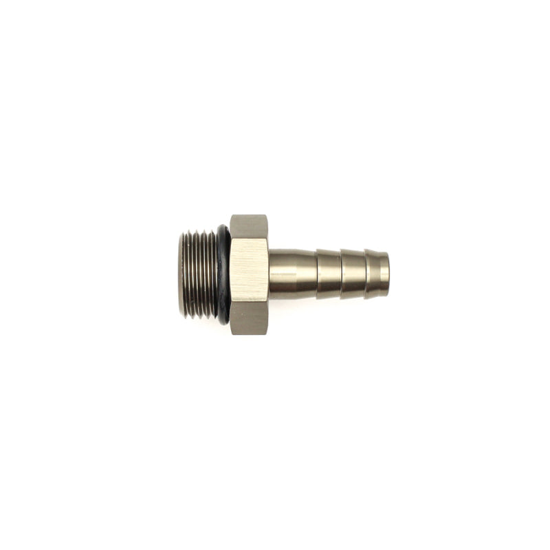 DeatschWerks 8AN ORB Male to 3/8-Inch Male Triple Barb Fitting with O-Ring, DWK6-02-0507