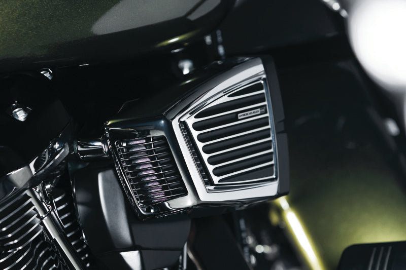 Kuryakyn Classic Faceplate Hypercharger ES Black and Chrome kur9369