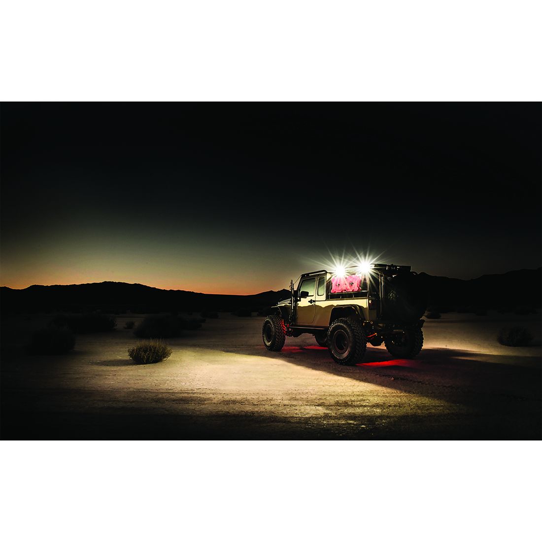 Rigid Industries - 86610 - Auxiliary Light - 1x2 65 Degree DC Power Scene Light Black Housing