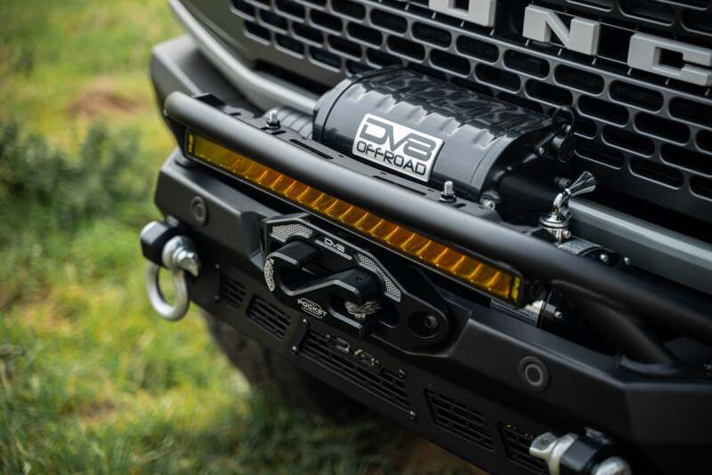 DV8 Offroad Elite Series 20-Inch Amber LED Light Bar, Single Row - Part Number dveBE20SW105W-A