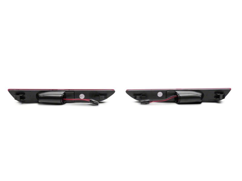 Raxiom Axial Series Red LED Rear Side Marker Lights for 2015-2023 Ford Mustang, Part Number RAX404232