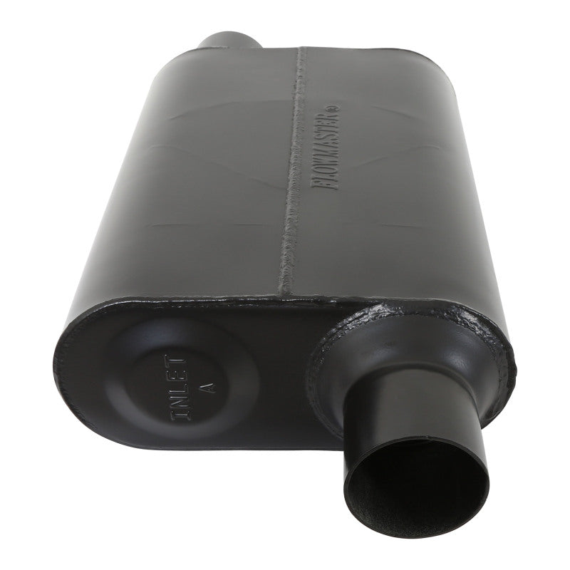 Flowmaster 42543 40 Series Muffler with 2.50 Inch Offset In/Out - Aggressive Exhaust Tone