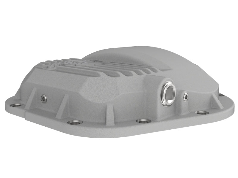 aFe POWER Street Series Dana 60 Front Differential Cover, Raw with Machined Fins, Part Number 46-71100A
