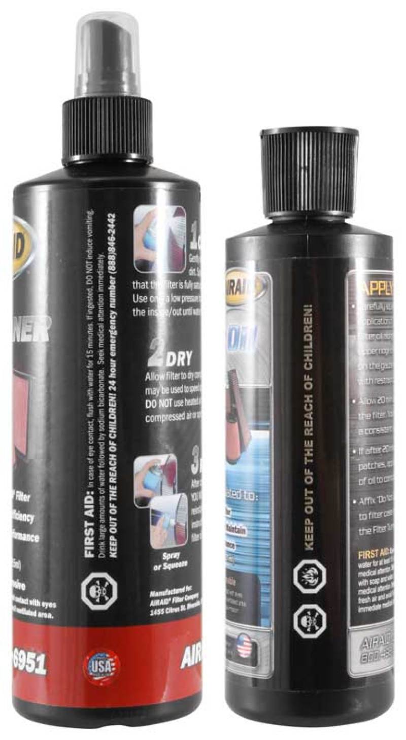 Airaid AIR790-550 Renew Kit with 12 oz Cleaner and 8 oz Performance Oil