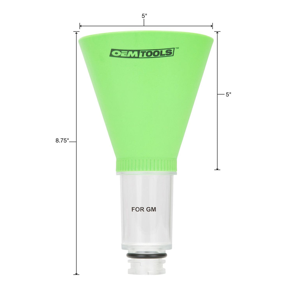 OEMTOOLS 87021 Direct-Fit Oil Funnel for GM and BMW
