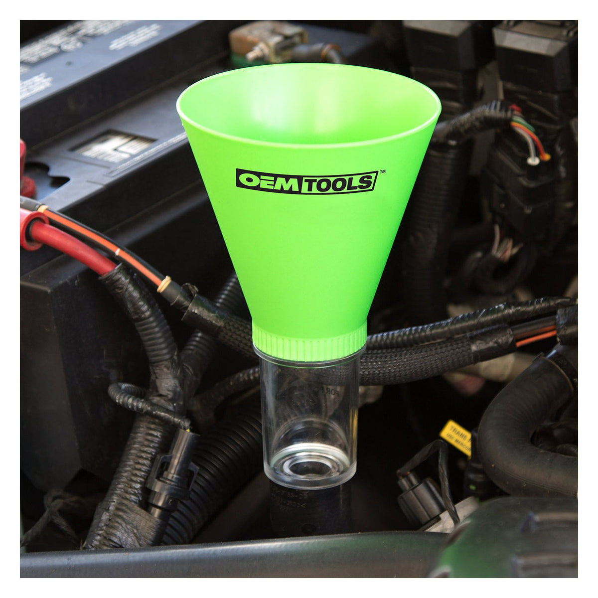 OEMTOOLS 87021 Direct-Fit Oil Funnel for GM and BMW