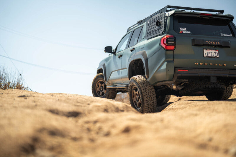 DV8 Offroad OE Plus Side Steps for 2025-2026 Toyota 4Runner - Micro-Texture Black, Part Number dveSRTF3-02