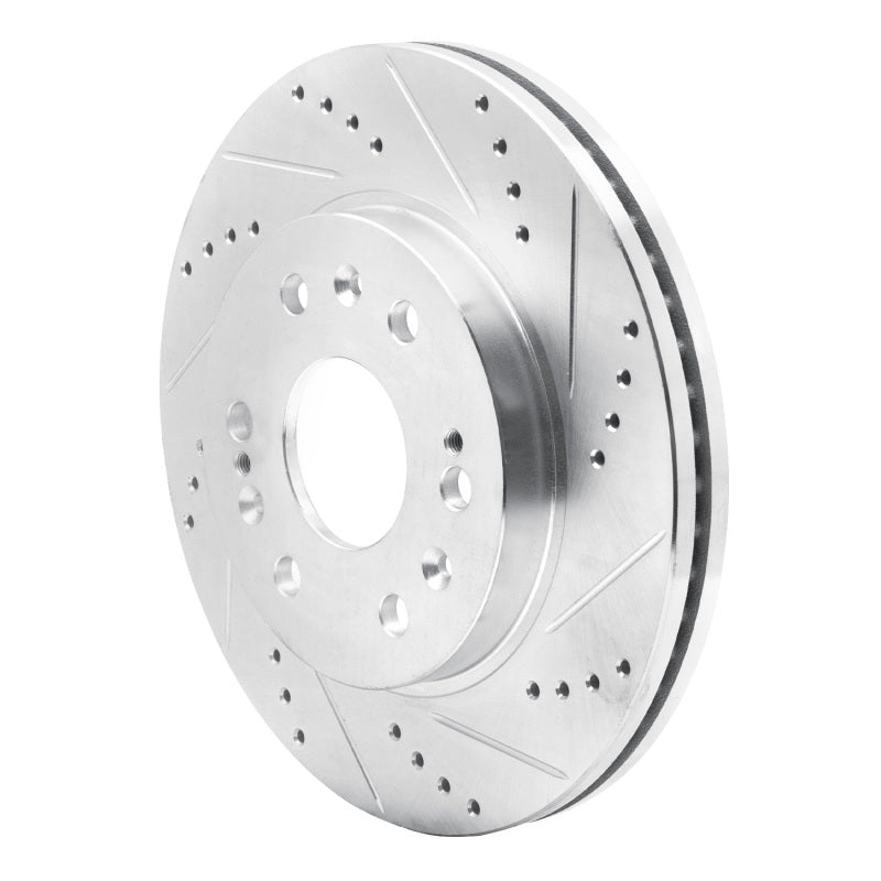 R1 Concepts RNC631-48050R Front Right Drilled and Slotted Silver Brake Rotor for 2005–2019 Chevrolet Silverado 1500