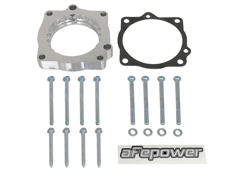 aFe Silver Bullet Throttle Body Spacer Kit, Part Number 46-32007, for Dodge HEMI V8