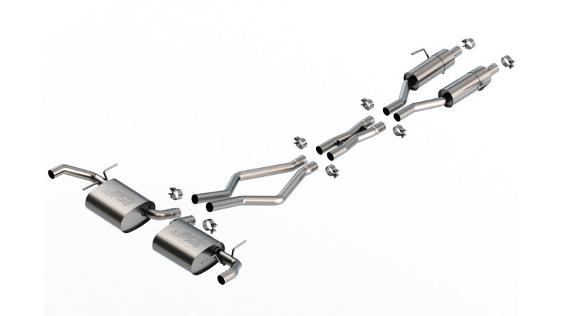 Borla S-Type Cat-Back Exhaust System for 2022–2025 Jeep Grand Cherokee 3.6L V6, Part 140955