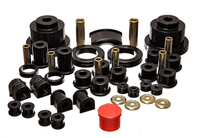 Energy Suspension 3.18134G - 2004-2006 Pontiac GTO Black Hyper-Flex Master Bushing Set