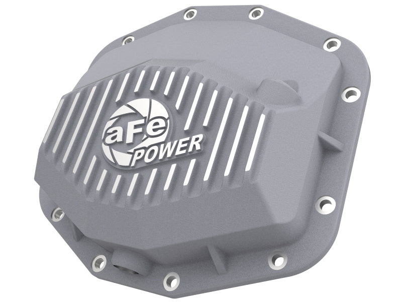 aFe POWER Street Series Rear Differential Cover, Raw with Machined Fins, Part Number 46-71280A, for Ram 1500 TRX and RHO