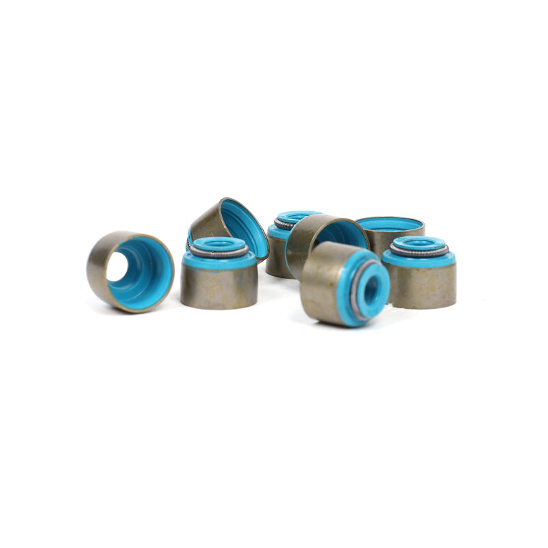BLOX Racing Honda 5.5mm Valve Stem Seals Blue FKM - Set of 16 (Fits Both Intake & Exhaust)