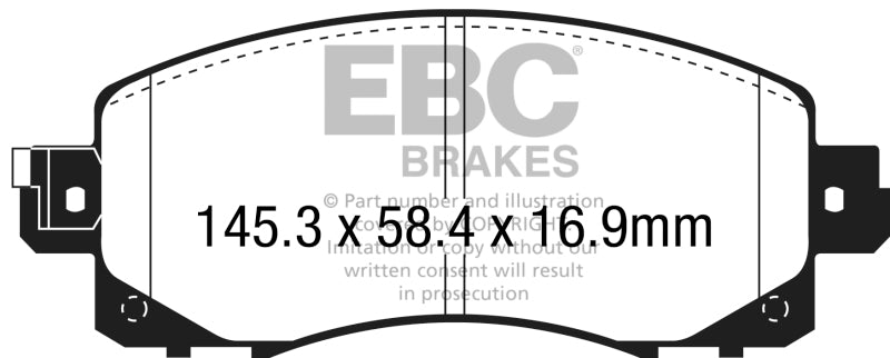 EBC Ultimax2 Brake Pad Sets