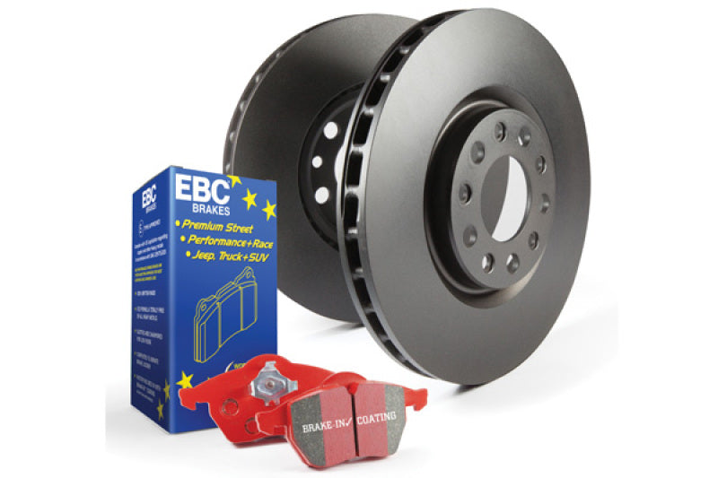 EBC S12K R1044 Rear Brake Pad and Rotor Kit for Subaru Impreza WRX