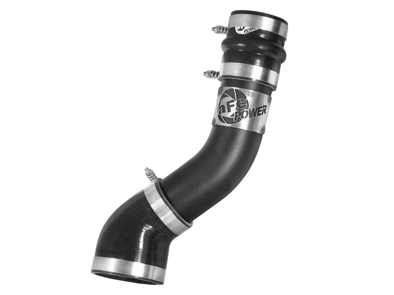 aFe BladeRunner 3-Inch Black Aluminum Hot-Side Charge Pipe, Part Number 46-20068-B, for 1994-2002 Dodge 5.9L Diesel Trucks