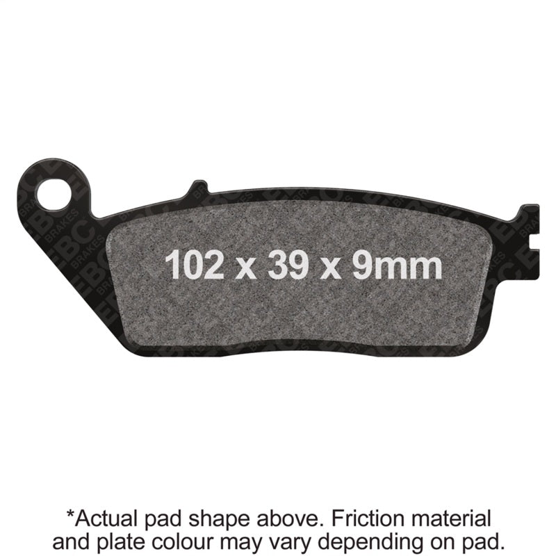EBC Powersports FA142 Organic Front Brake Pads for Honda NT650 Hawk GT and ST1100