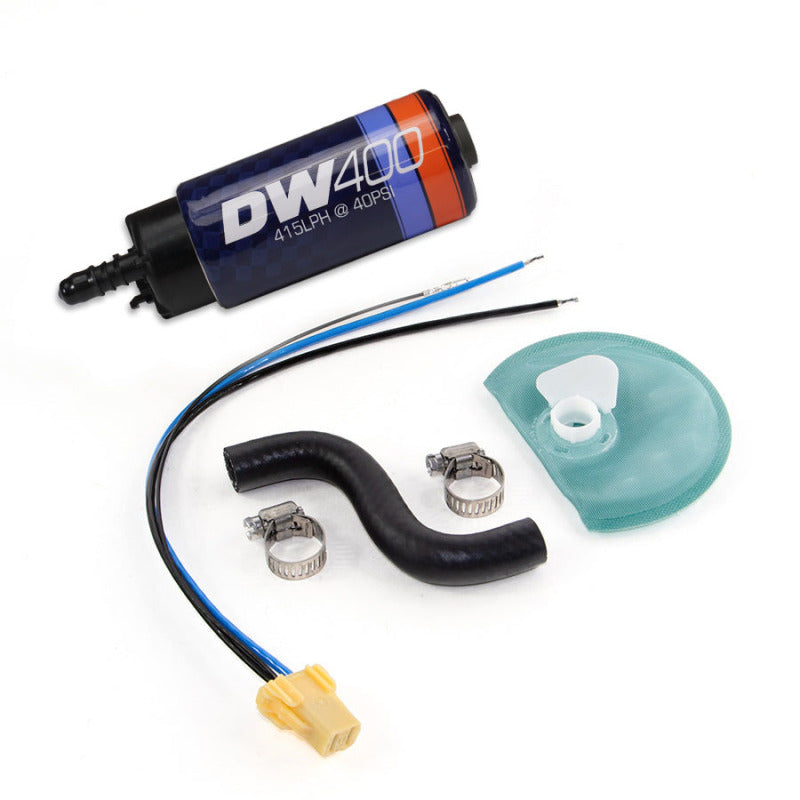 DeatschWerks DW400 415 LPH In-Tank Fuel Pump with 9-1044 Install Kit for 1985-1997 Ford Mustang Cobra