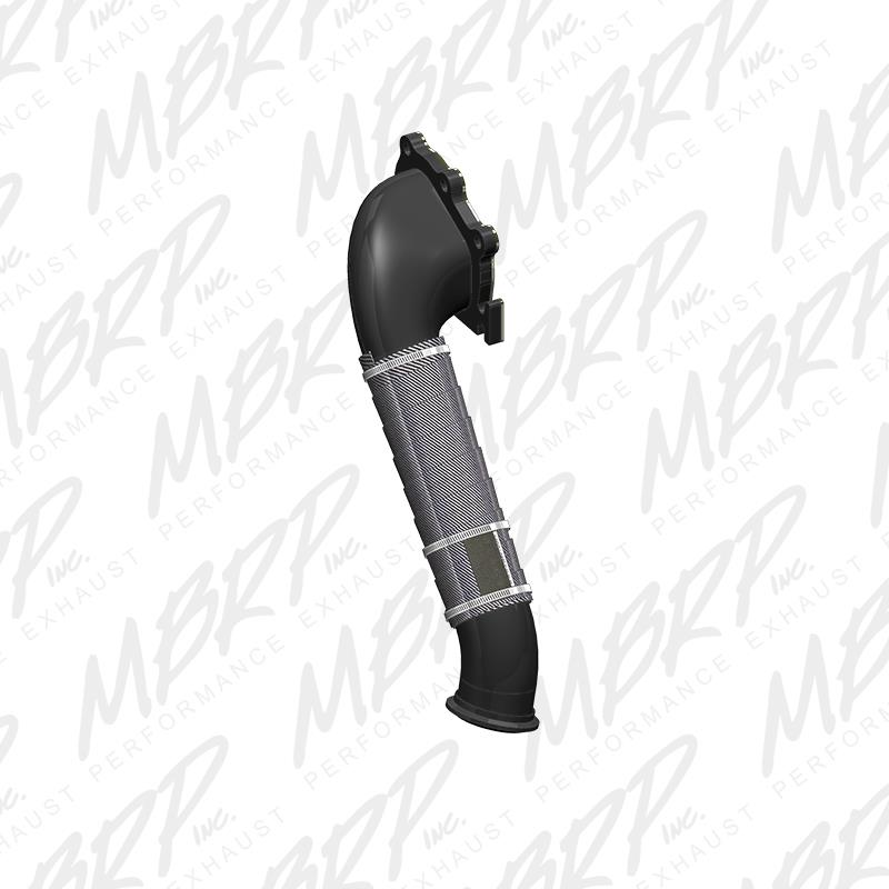 MBRP GMCA425 Armor Lite 3-Inch Turbocharger Downpipe for 2001-2004 Chevrolet Silverado 2500 HD 6.6L Duramax