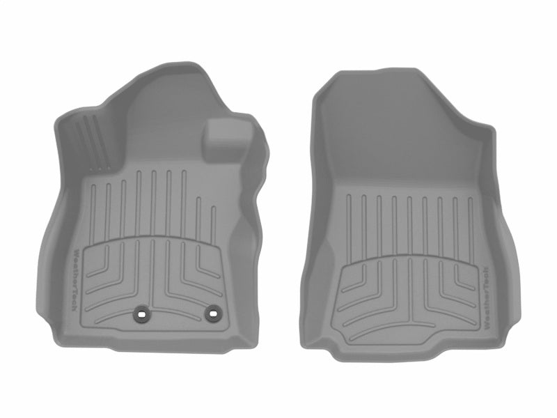 WeatherTech FloorLiner HP for 2025 Subaru Forester - Custom Front Floor Mat in Gray, Part #WET4619491IM