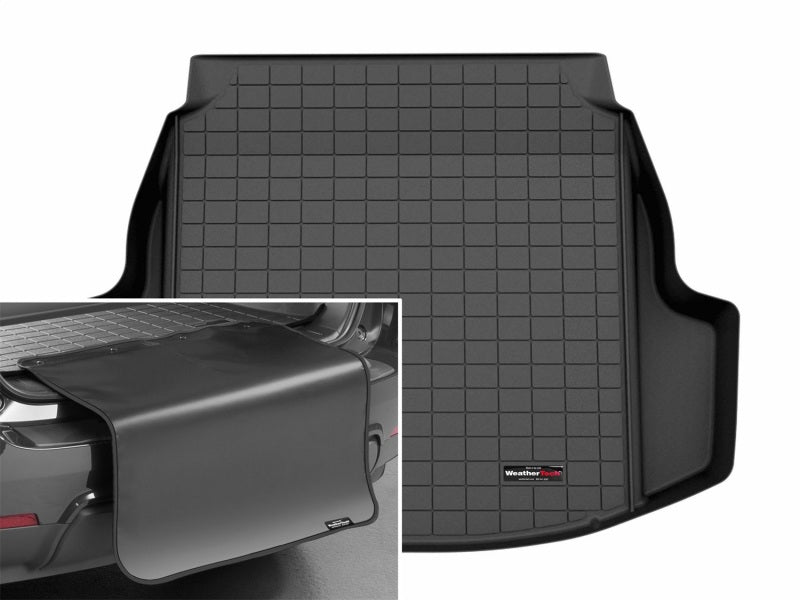 WeatherTech 23-25 Toyota Corolla Hybrid Behind 3rd Row Cargo Liner with Bumper Protector - Black