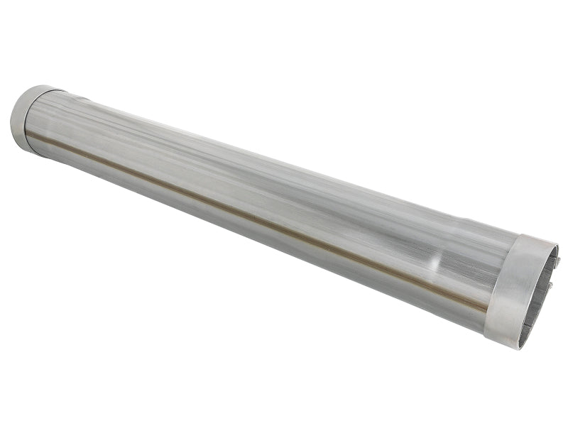 aFe SATURN 4S 409 Stainless Steel Muffler Delete Pipe, 4-Inch Inlet/Outlet, Part Number 49M00039