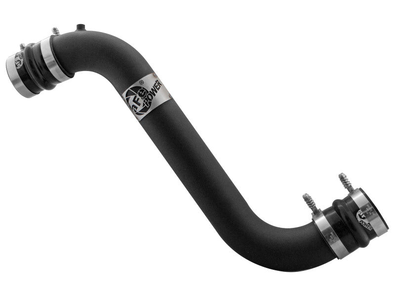 aFe BladeRunner 3-Inch Aluminum Hot and Cold Intercooler Charge Pipe Kit, Black, Part Number 46-20114-B, for 2011–2016 GM 6.6L Duramax Diesel Trucks