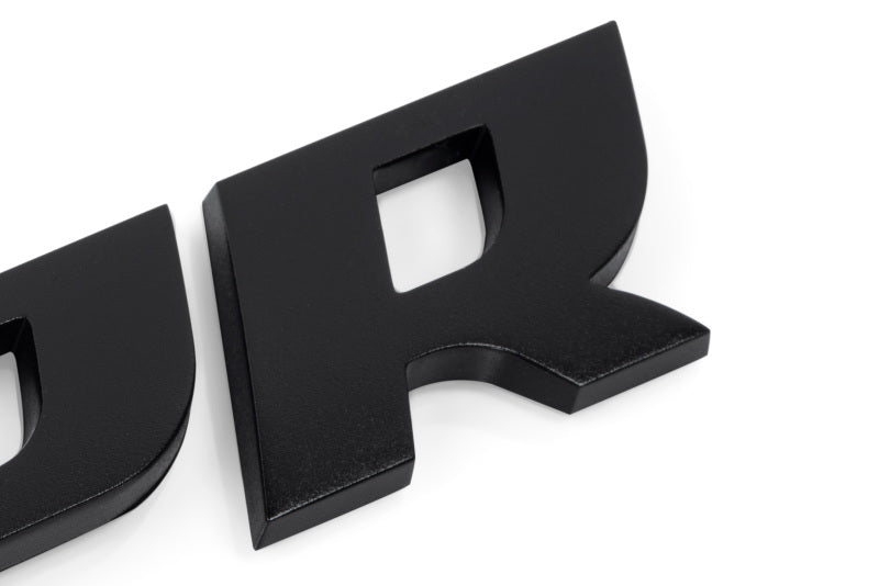 APR Satin Black Badge - 4.25 x 0.88 inches, OEM-Style 3D Domed Design
