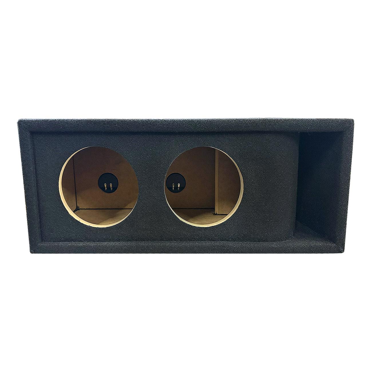 Atrend Dual 8-Inch Kerf-Vented Woofer Enclosure with Charcoal Carpet Covering