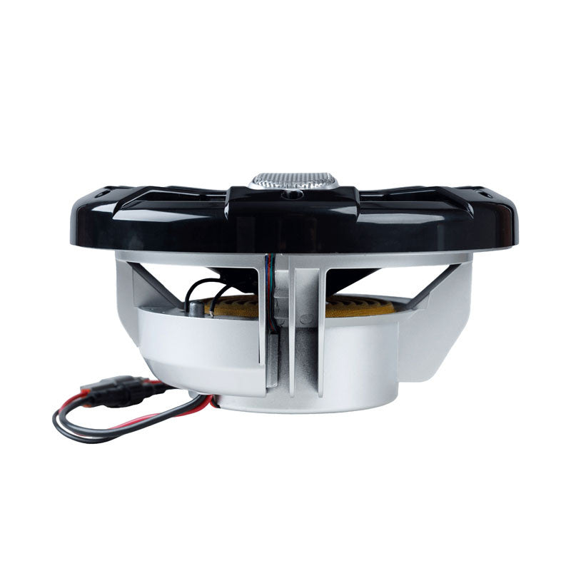 Memphis - MM804 - MARINE 8" 2-WAY SPKR B&W GRILLES WITH RGB LED