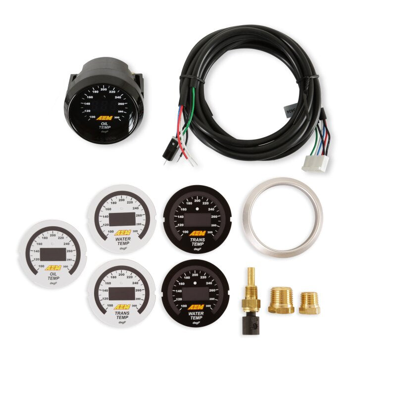 AEM 30-4402 52mm Digital Oil, Transmission and Water Temperature Gauge