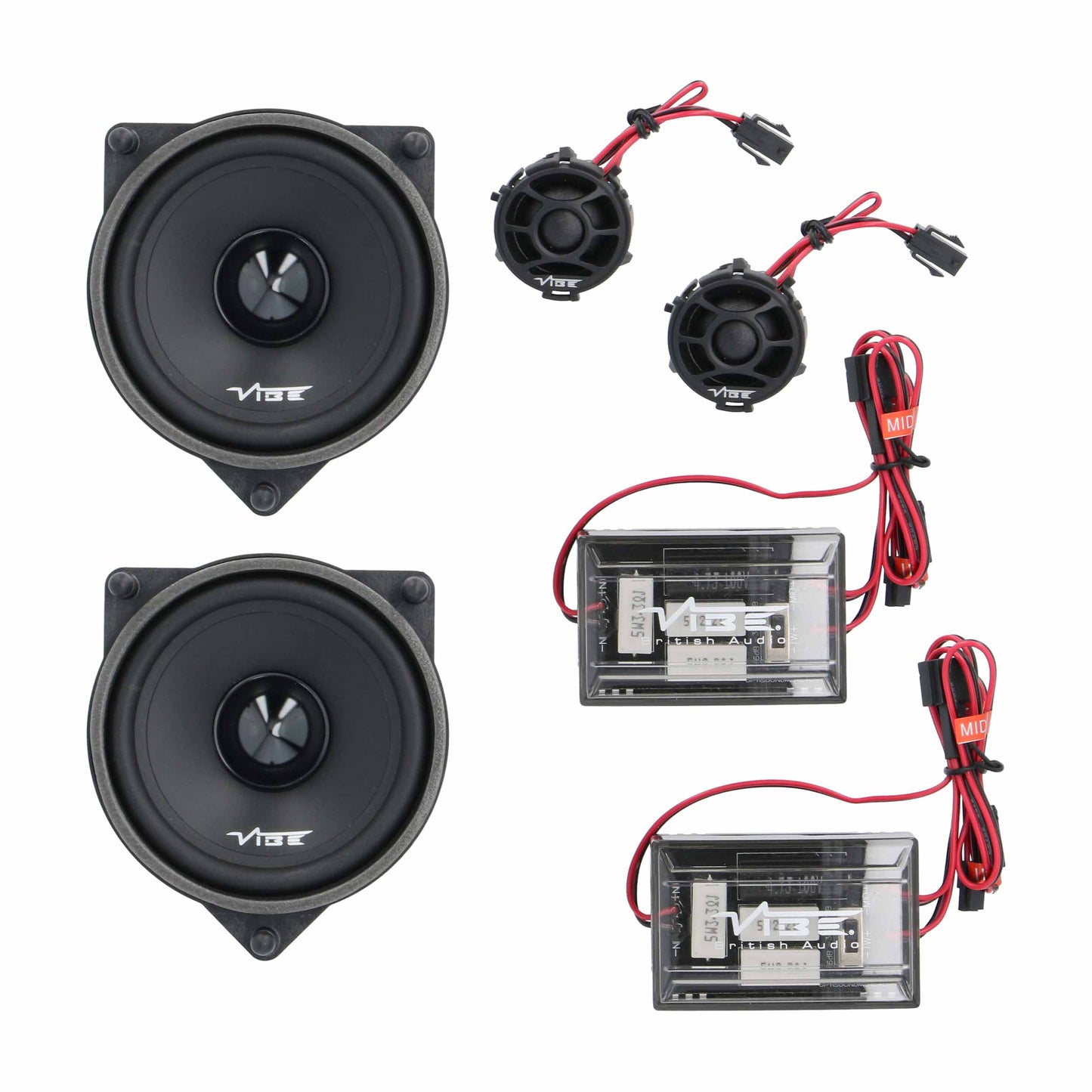 Vibe by Metra Electronics Plug-N-Play Component Speaker Kit - Fits Select Merced - View 5