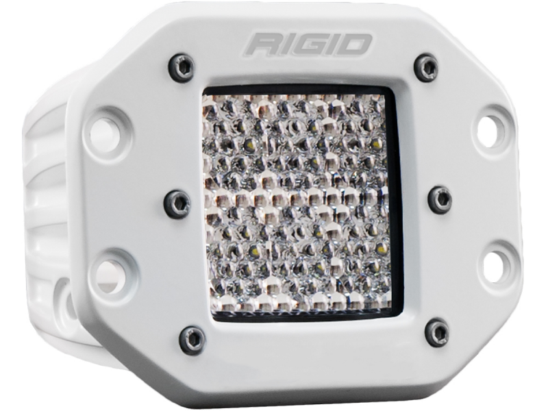 Rigid Industries RIG611513 D-Series PRO Marine Dually LED Pod Light, Flush Mount, 60-Degree Lens, Single