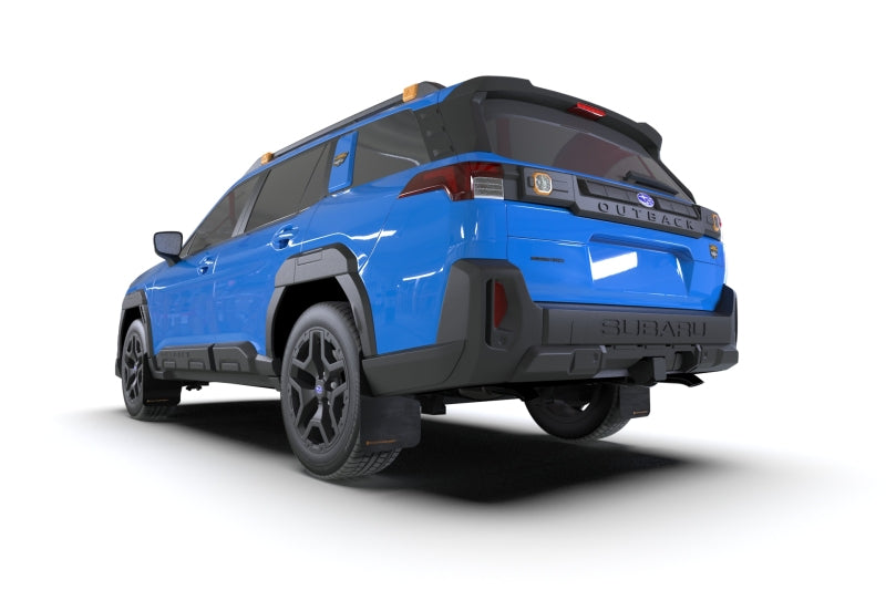 Rally Armor MF136-UR-BLK-WOR Black UR Mud Flaps with Orange Logo for 2026 Subaru Outback