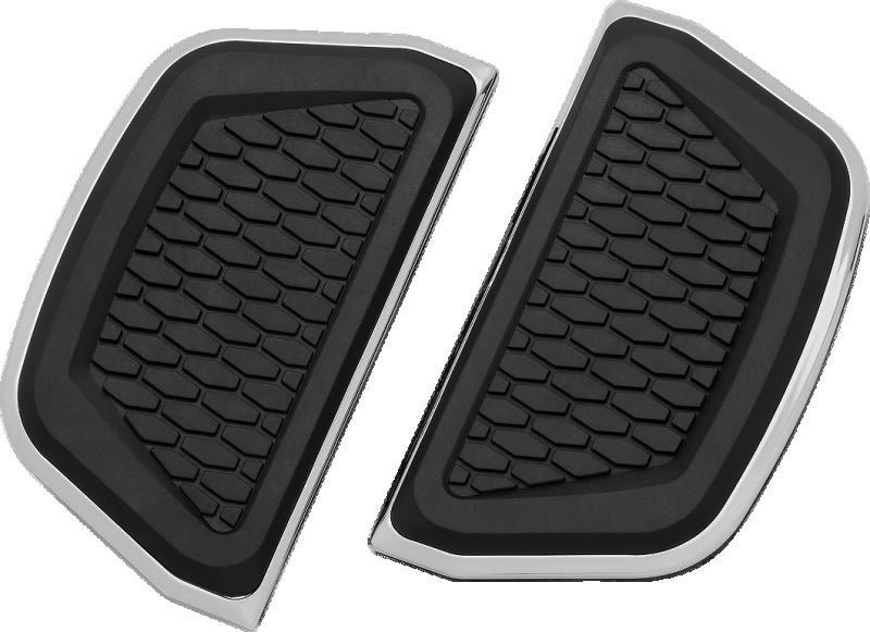 Kuryakyn Hex Passenger Board Inserts Chrome - Part KUR5902