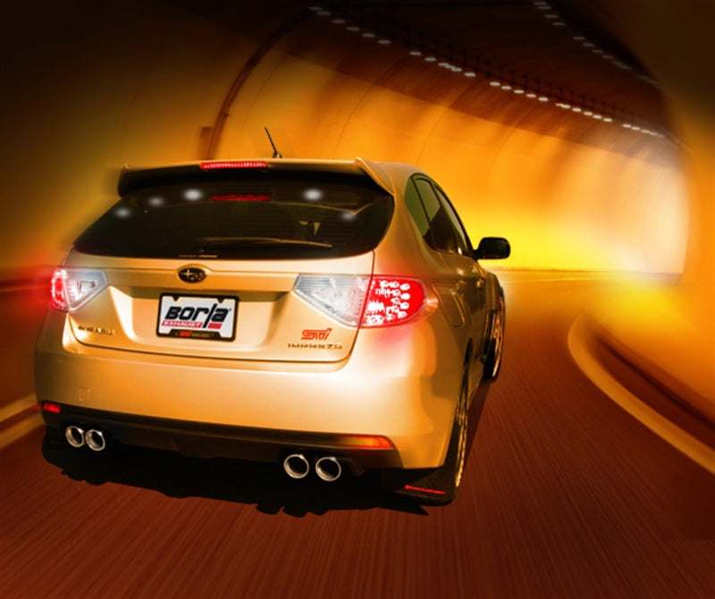 Borla 140312 S-Type Cat-Back Exhaust for 2008-2014 Subaru WRX STI and 2011-2014 WRX Hatchback