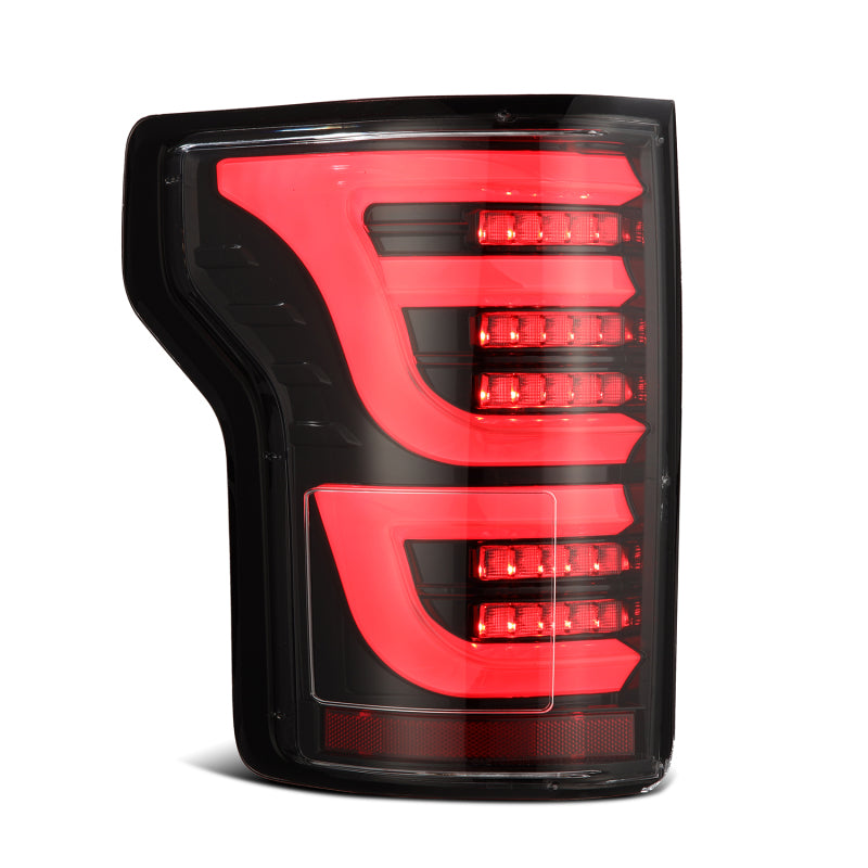AlphaRex Luxx-Series LED Tail Lights for 2015-2020 Ford F-150, Alpha-Black, ARX652030