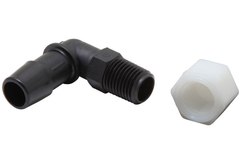 K&N Engineering Air Filter Vent Kit, White 90-Degree Plastic, 1/2-Inch Flange