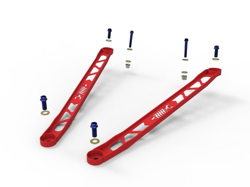aFe CONTROL Front Suspension Strut Brace Red for Toyota GR Supra A90, Part Number afe450-721003-R