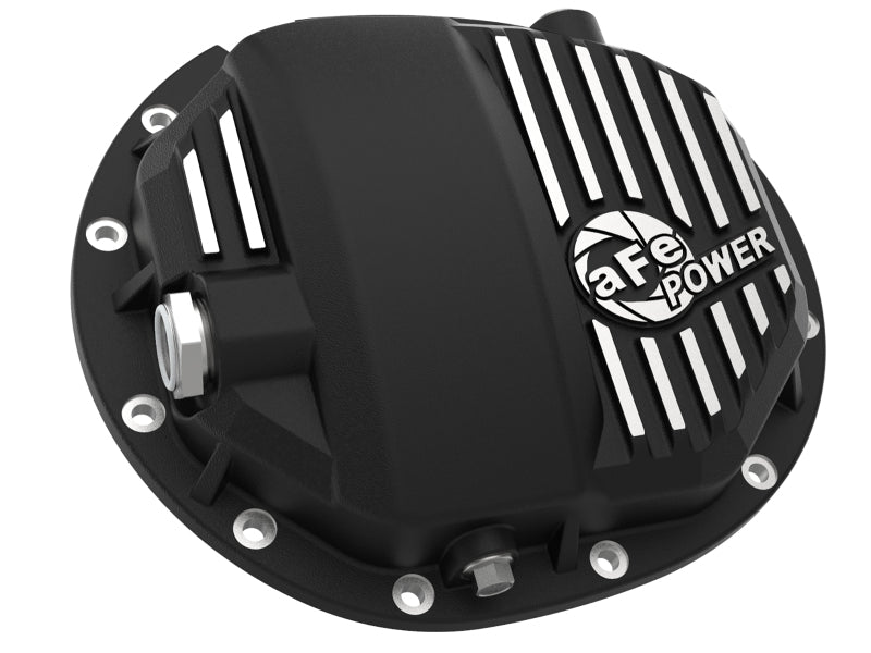 aFe Power Pro Series AAM 9.5/9.76 Rear Differential Cover with Machined Fins, Black - GM Silverado/Sierra 1500
