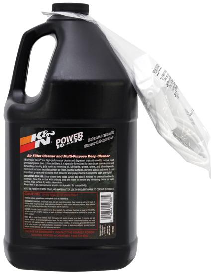 K&N Engineering 99-0635 Power Kleen Air Filter Cleaner, 1 Gallon