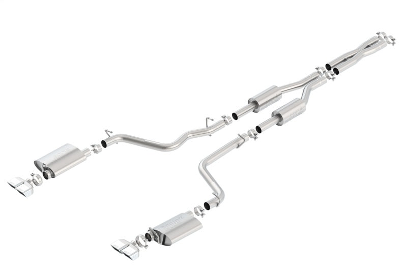 Borla 140707 S-Type Cat-Back Exhaust System for 2009-2014 Dodge Challenger R/T 5.7L V8