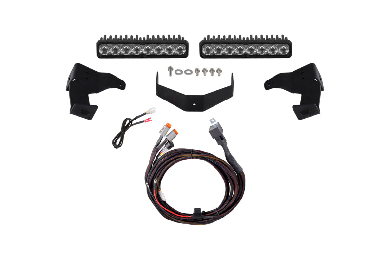 Diode Dynamics SS10 Max Stealth LED Light Bar Kit for 2024-2025 Toyota Tacoma - White Driving