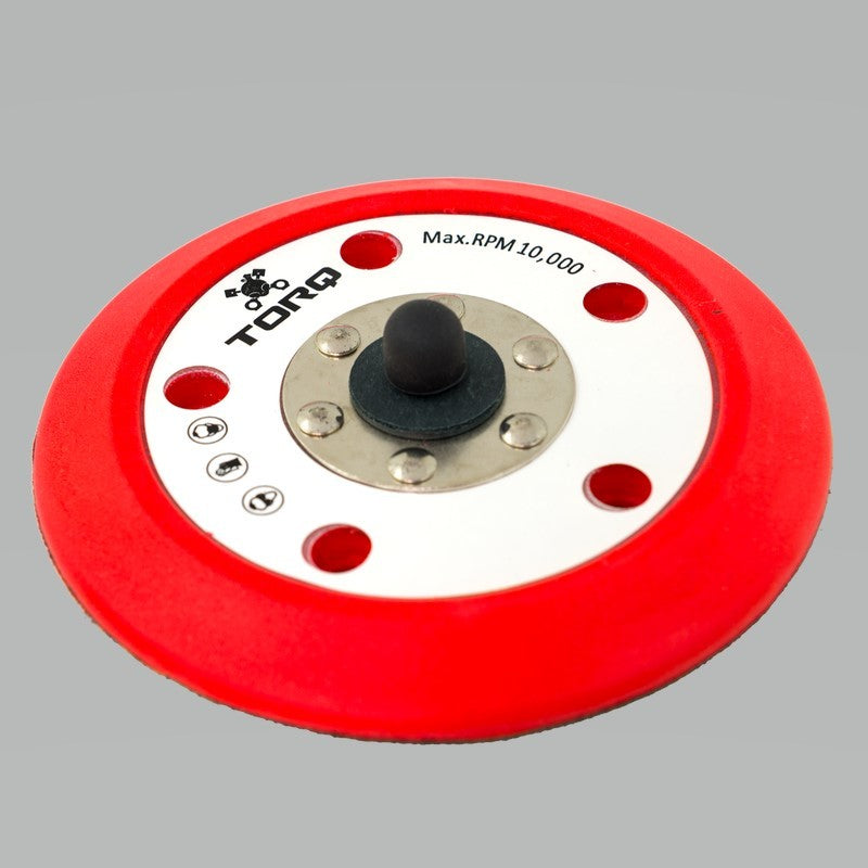 Chemical Guys TORQ R5 Dual-Action Red Backing Plate w/Hyper Flex Technology - 3in - Case of 12