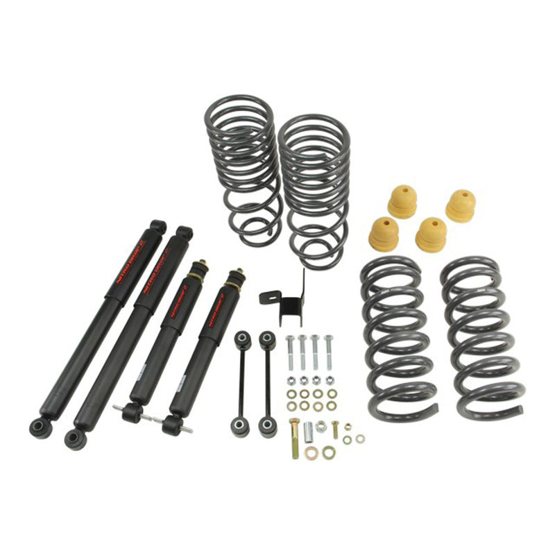 Belltech bel964ND Nitro Drop 2 Lowering Kit for 2009–2018 Dodge Ram 1500 Standard Cab, 2-Inch Front and 4-Inch Rear Drop