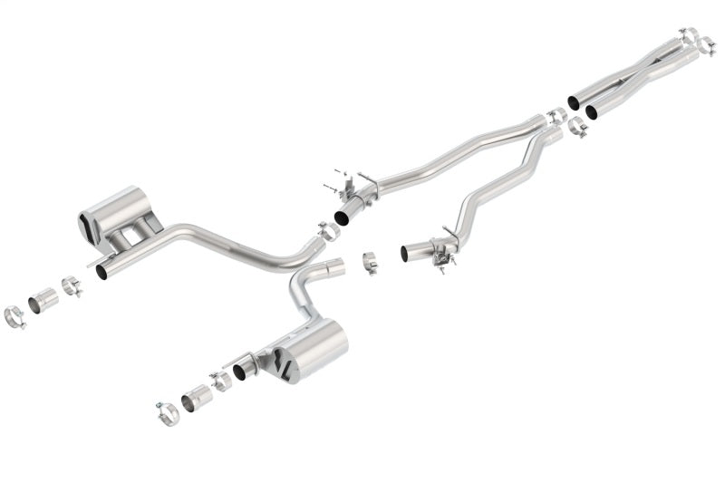 Borla 140641 ATAK Cat-Back Exhaust with Active Valves for 2015-2023 Dodge Challenger SRT 392 and Scat Pack 6.4L V8