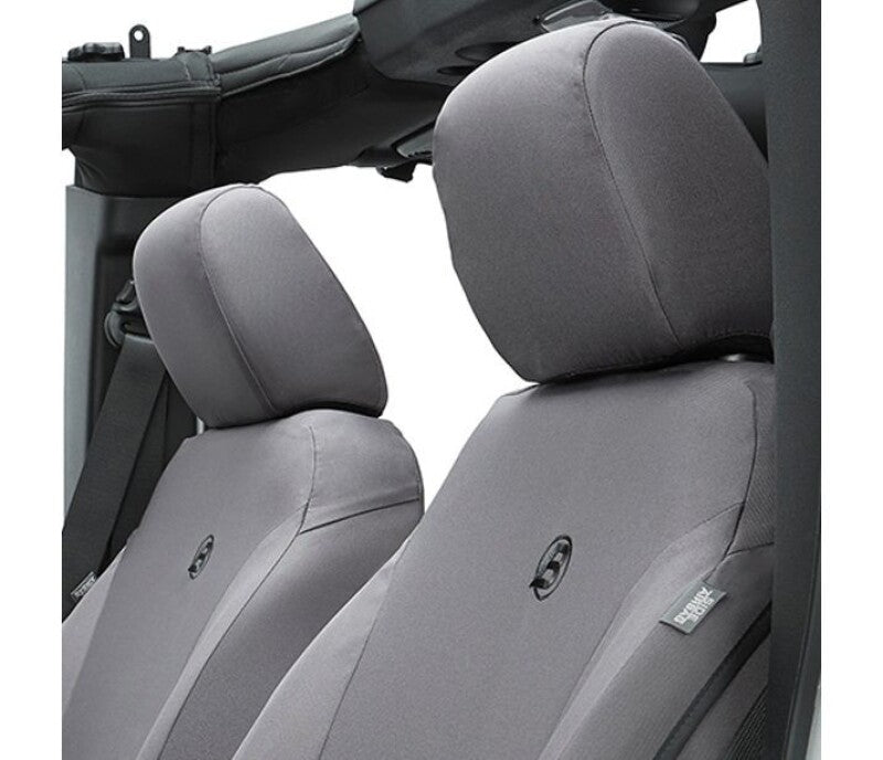Bestop 07-12 Jeep Wrangler JK Front Seat Covers in Charcoal